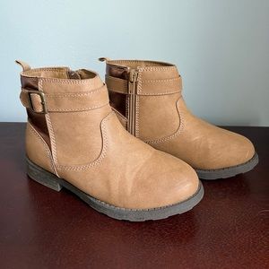 Carters size 12 brown ankle boots - fall boots